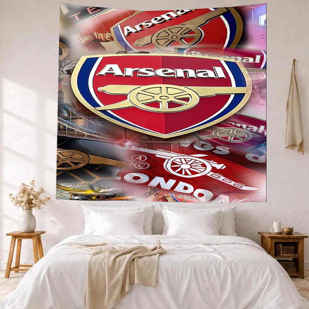 Love Arsenal Football Club Wall Decor Tapestry Art For Pet Memorial Birthdaywedding Party Backdrop Family Gift