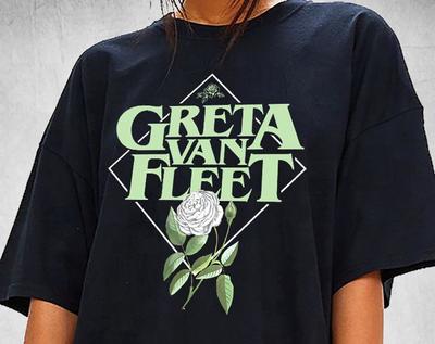Greta Van Fleet Retro T-Shirt Best Rock Music Shirt, Led Zeppelin, Tour, Maneskin Retro Eurovision, sweaT-Shirt Best Gift