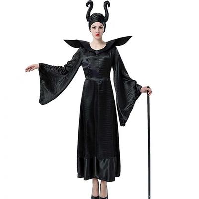 [Anewslan] Maleficent Deluxe Costume, Adult Costume, Villain, Dark Witch, Shrine Maiden, Queen, Cosplay Costume