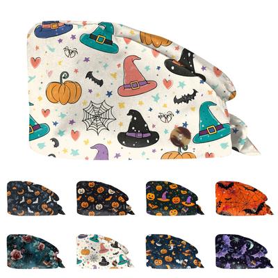 Mode Halloween Print Arbeitsmütze Lässige Waschmütze Taschenmütze