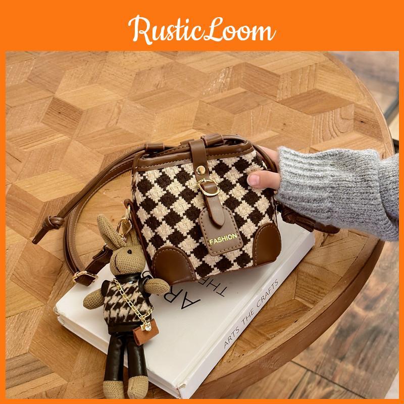 Childrens Bucket Handbag Daily Match Girls Stylish Singleshoulder Suitable