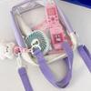 Y2K Versatile Transparent New Cute Girls 20cm Doll Bag Pocket Shoulder Crossbody Bags Simple Basic Ita Bag Student Handbag Purse