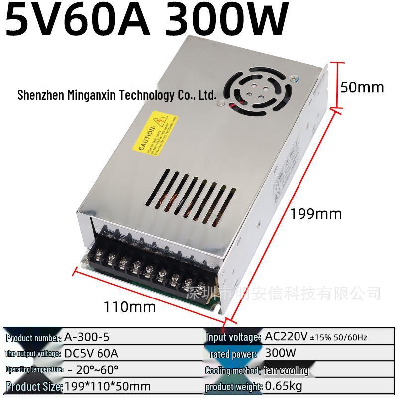 220V to Multi-Voltage Switching Power Supply for LED Strips and Monitors (5V, 12V, 24V, 36V, 48V; 5A-30A)