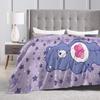 Cartoon Care Bears Blanket Animal Travel Flannel Bedding Throws For Bedroom Warm Soft Custom DIY Quality Bedspread Gift