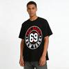 The Bronx NY Athletic Dept 69 Retro Casual Printed T-Shirt Pure cotton T-shirt