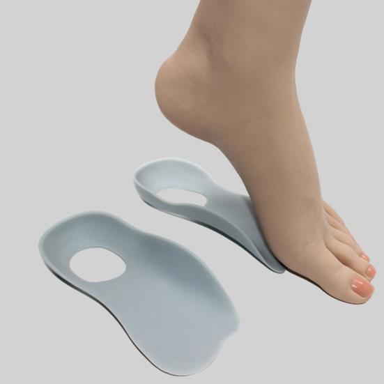 1 Pair Arch Support Insoles Shock Absorption Orthopedic Flatfoot Pad Comfort Ankle Stabilization Corrective Support Universal Foot Pad