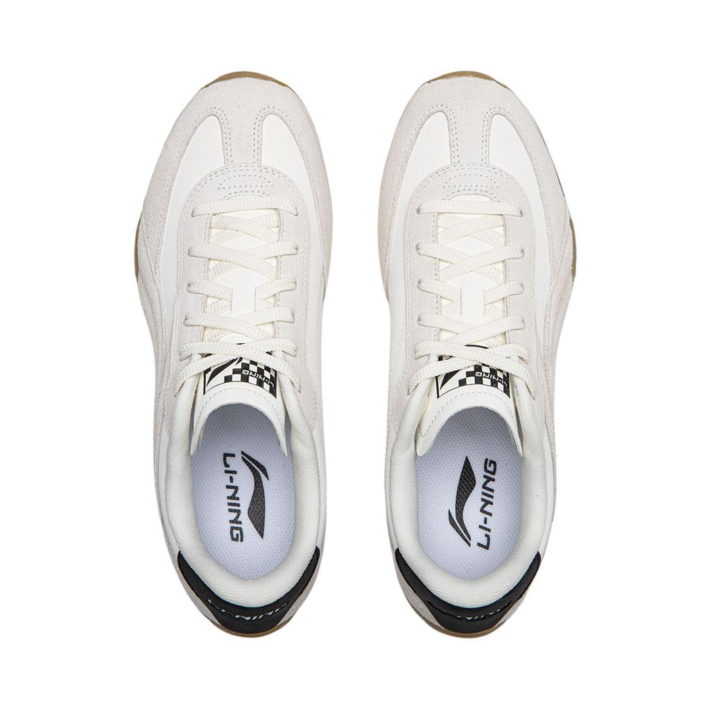 Li Ning Turbo Classic Thin Sole Retro Casual Fashion Comfortable Lightweight Non-Slip Wear-Resistant Low-Top Lifestyle Shoes Men sneaker AGLV127-3