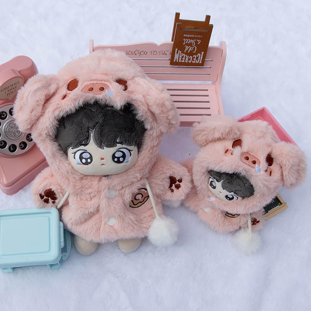 niannyyhouse 10cm 20cm Plush Toy Clothes - Pig, Bear, Jacket, Hoodie, Cotton Doll Clothes, Dress-up, Accessories (a3, 10cm)