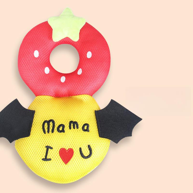 

Подушка для ходьбы для малышей, подушка против падений, дышащая подушечка для защиты головы, защита головы в виде маленькой пчелки, шапочка против падений красный