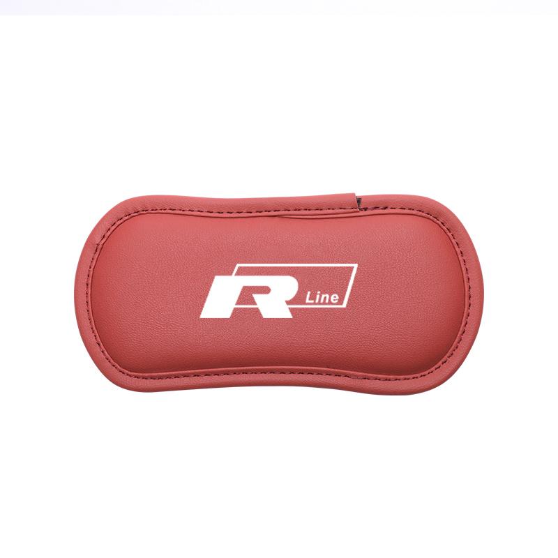 Leather Car Knee Pad Elastic Leg Cushion Armrest Pad Accessories Key For Volkswagen VW Golf Caddy T-Cross T-ROC T5 ID3Touran CC ze2