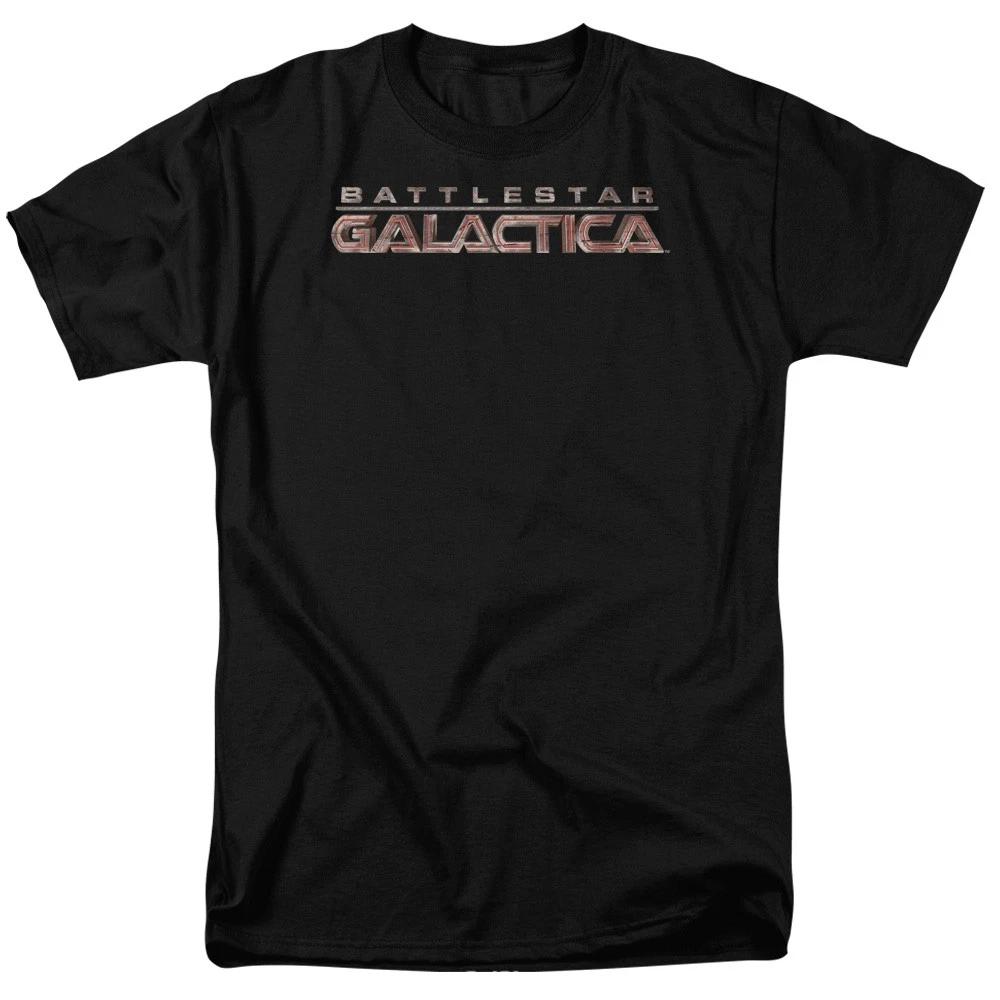 Battlestar Galactica - Logo - Unisex Short Sleeve Children s T-shirt - Black 140