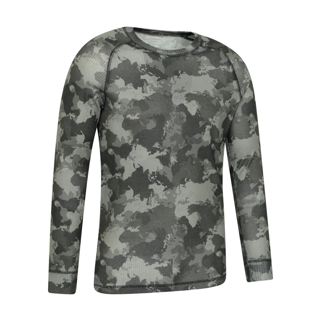 Mountain Warehouse Men's Talus Camouflage Thermal Top