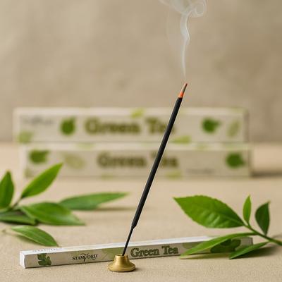 Green Tea Incense Sticks, 20 Pack