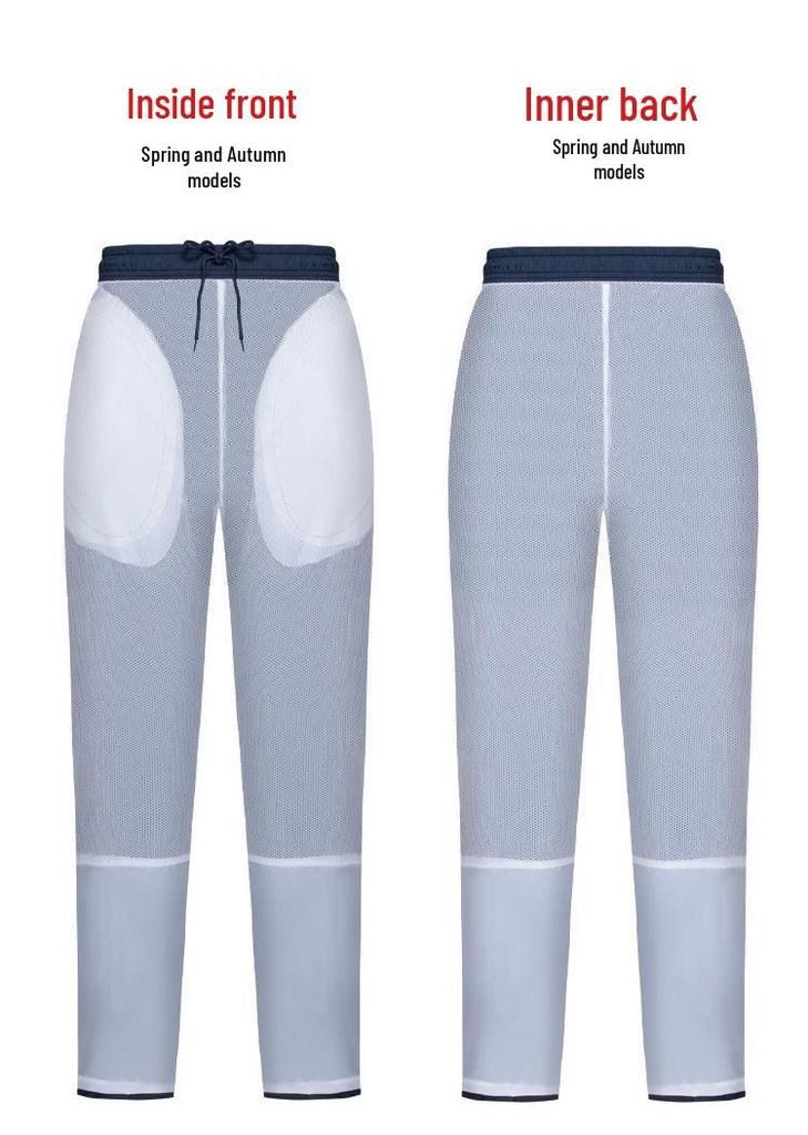 Thin Mesh Stripe School Uniform Pants for Junior & Senior High Students - Spring, Autumn, Summer
