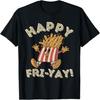 Happy Fri Yay! Retro French Fries Friday Lovers Fun Teacher T-Shirt
