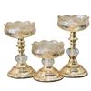 Candlestick Crystal Glass Candle Holder Dining Table Candlelight Dinner Home Modern Wedding Gift Home Decoration Storage Tray