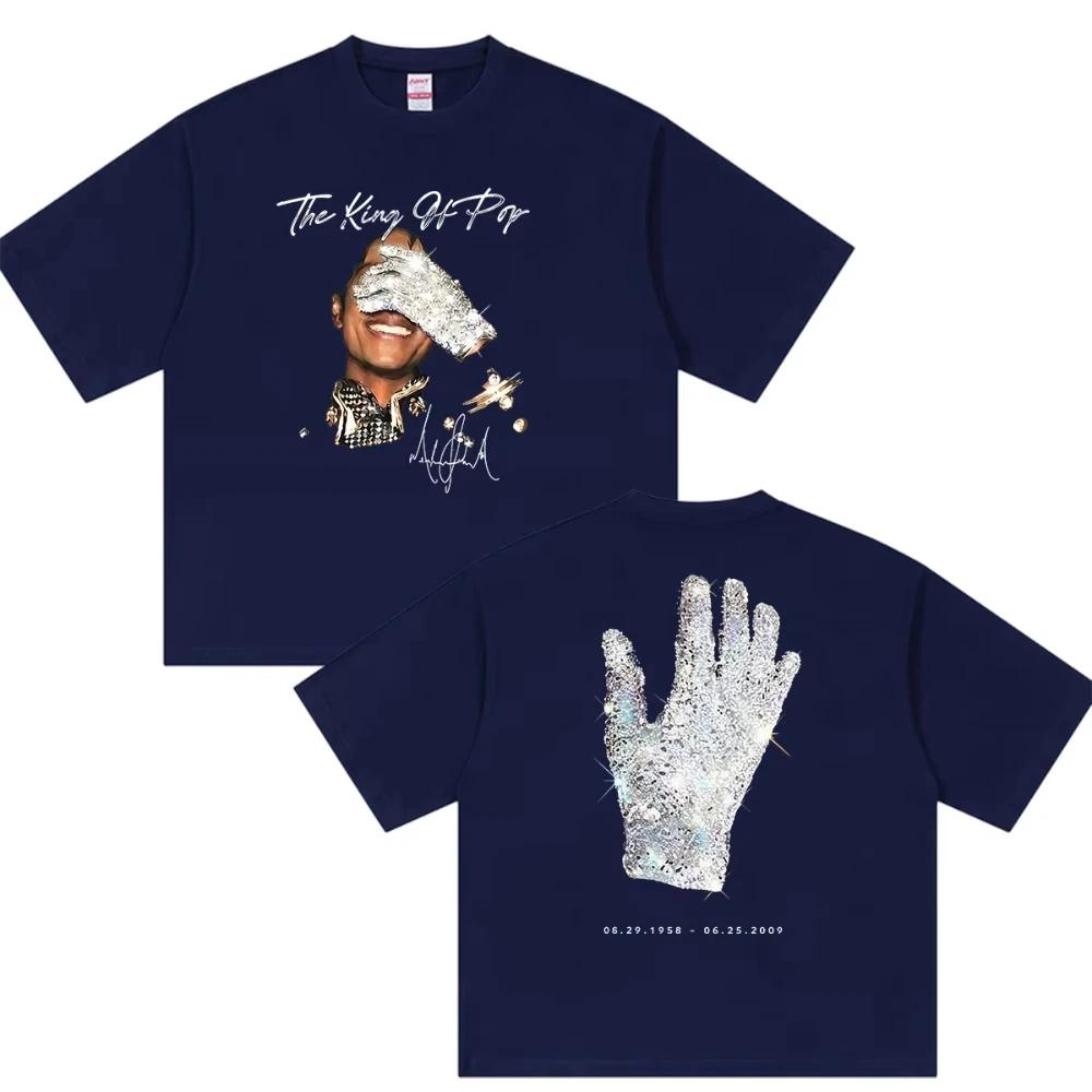 Urban Pulse Clothing Beperkt Michael Jackson King of Pop 2026 Nieuwe T-shirts Heren Gothic Hip Hop Losse Mode Katoenen Korte Mouw T-shirts Streetwear XXL