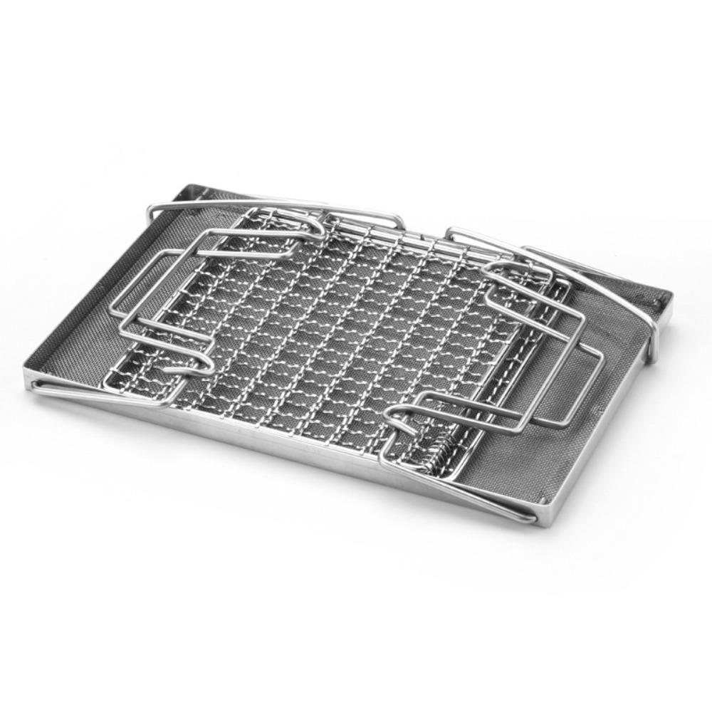 Stainless Steel Toaster Rack Foldable Portable Toaster Durable Camping Stove Toaster  Picnic