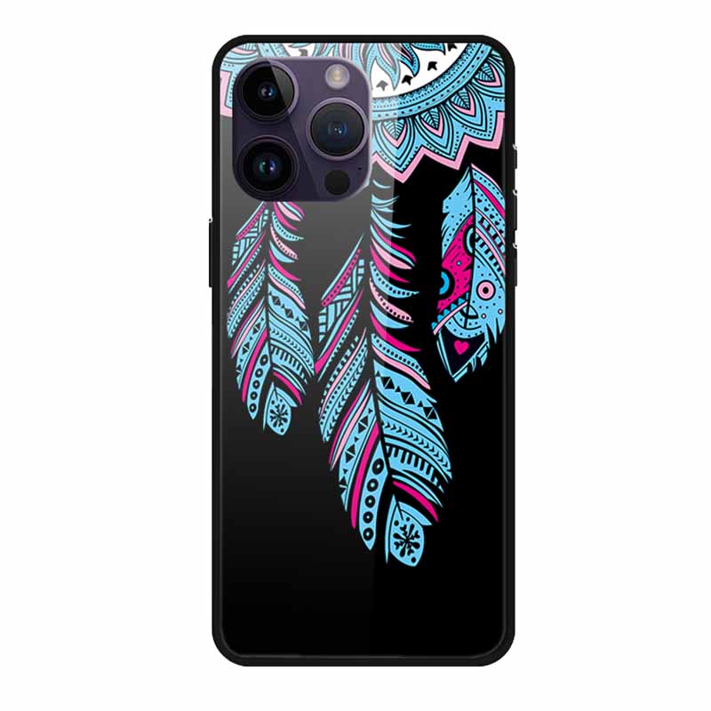 Tempered Glass Case For iphone 15 Pro Max Case Soft TPU Bumper Hard Glass Back Cover For iphone 16 Pro Max Phone Case 16Pro Max