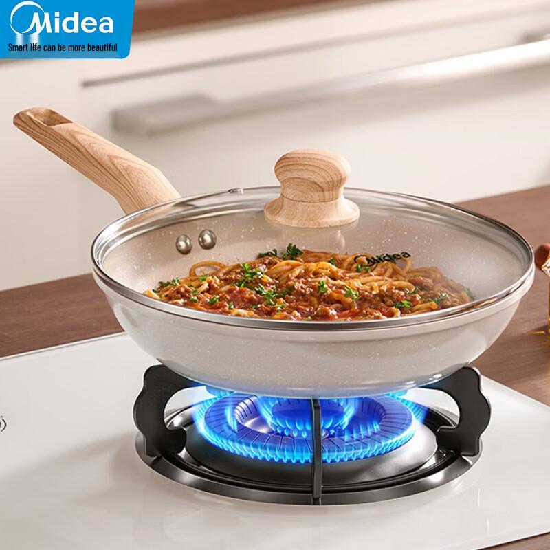 Midea 28cm Titanium Non-Stick Wok