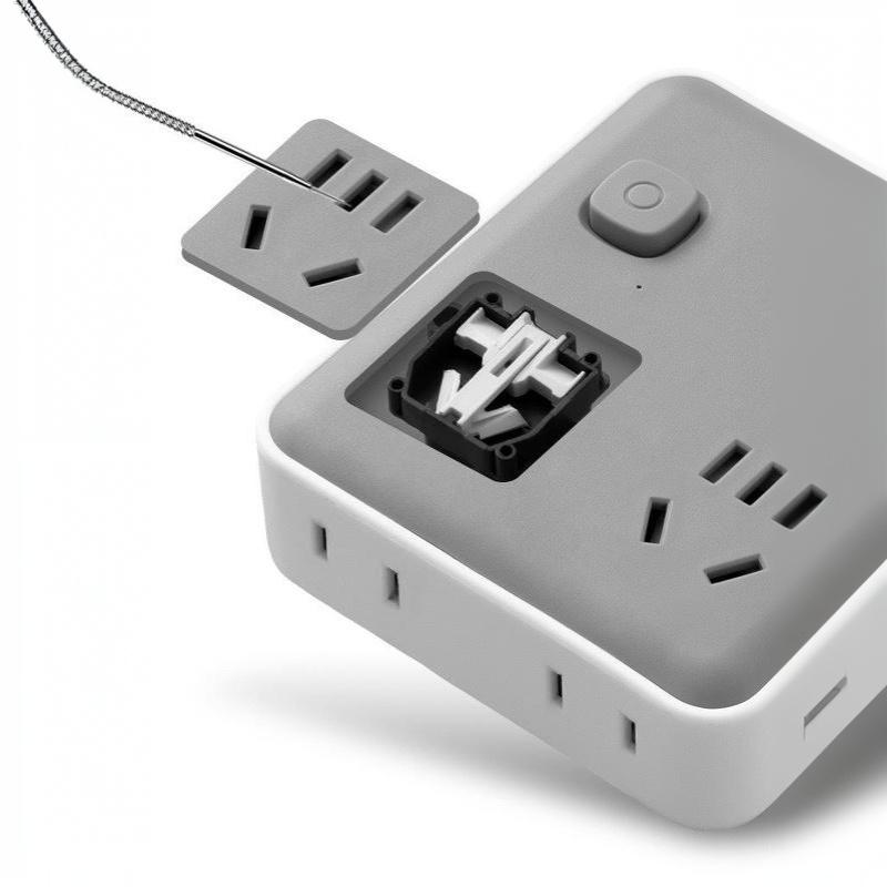 25W Fast Charge Wall Power Socket Stable Output USB C USB A Multi Port Outlet for Office Travel Dorm