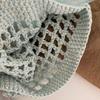 Bohemian Style Crochet Flower Hat Handmade Hollow Out Knitted Hat Retro Weave Cap  Girls