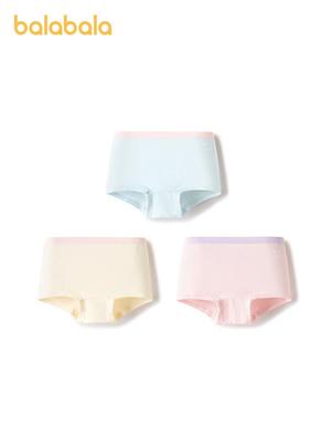 Balabala Mädchen Baumwoll-Boxershorts - 3er-Pack, Kein Verrutschen, Hautfreundlich, Größen S bis L
