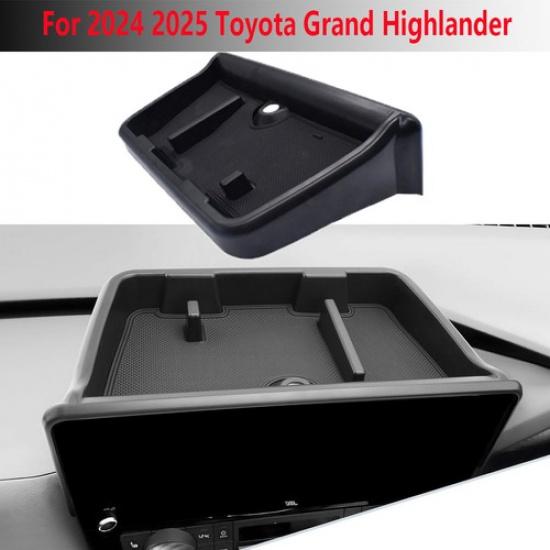 Dashboard Storage Organizer Behind Screen For 2024 2025 Toyota Grand Highlander