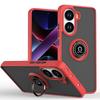 Translucent Shockproof Hard Case with Metal Stand for Poco X7 Pro X6 Pro C75