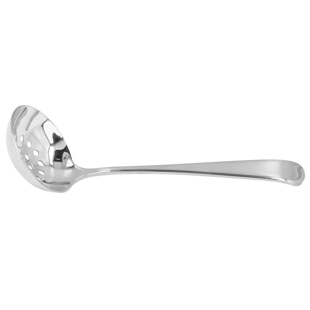 304 Stainless Steel Long Handle Ladle Spoon Thicken Hot Pot Soup Spoon Kitchen Cooking ToolSilver Colander