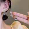 Black Bow Ear Clips Premium Pearl Ear Clips No Ear Piercings Small Fragrant Wind Earrings Trendy Retro Temperament Earrings