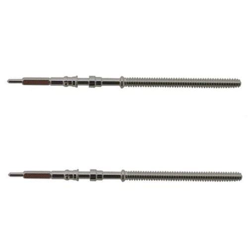 2PCS Durable Watch Winding Stem Replacement Watch Movement Accessories for NH35 NH36