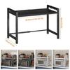 Retractable Metal Kitchen Storage Rack Adjustable Oven Storage Shelf  Seasoning Storage