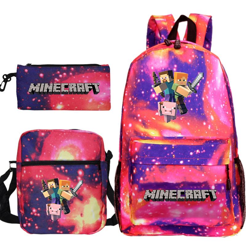 Primary And Secondary School Students Casual Schoolbag Game Merchandise Backpack Set