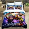 KOF Game Cartoons 3D Bedding Set Printed Duvet Cover Sheet Pillowcase Soft Quilt Cover Full Queen King Size Luxury Birthday Gift