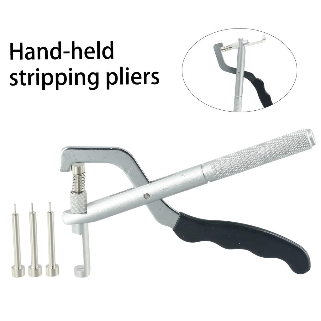 Heavy Duty Watch Band Link Pin Remover Plier, Easy Bracelet Sizing, Spare Pins , Essential Tool for Watch Repair and Maintenance
