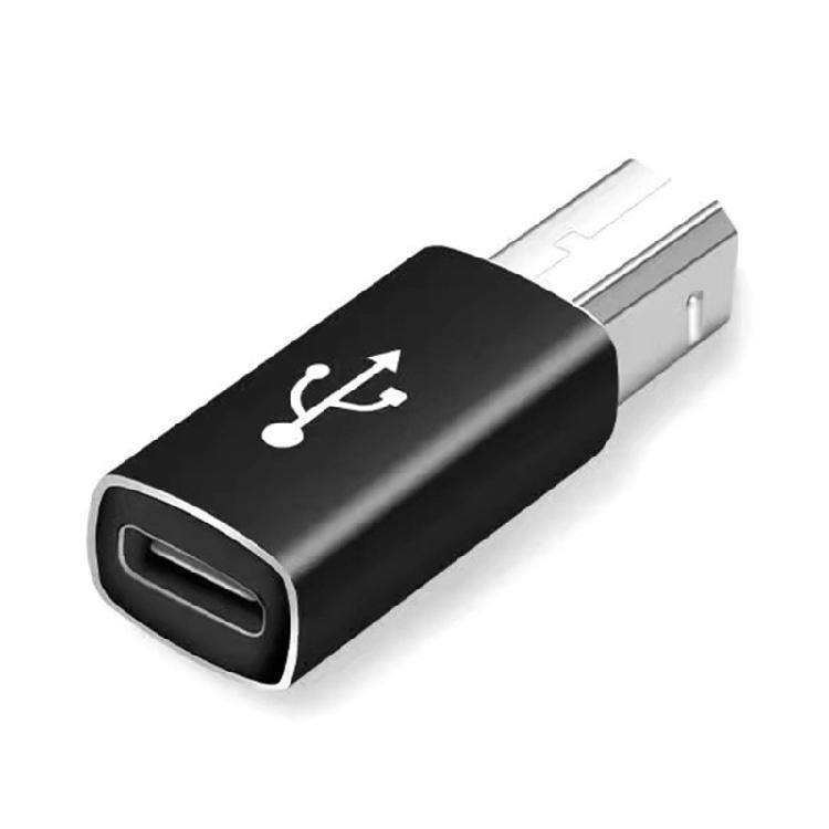 USB to USB C Adapter USB C Female to Square Male USB Car Charger Type C Converter for Laptops Mobile Phones Tablets