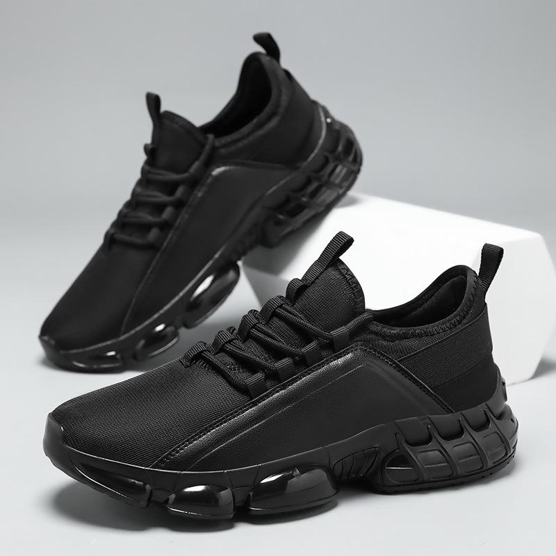 Men s Casual Sports Loafers - Fashionable New Cross-Border Sneakers 43 чёрный