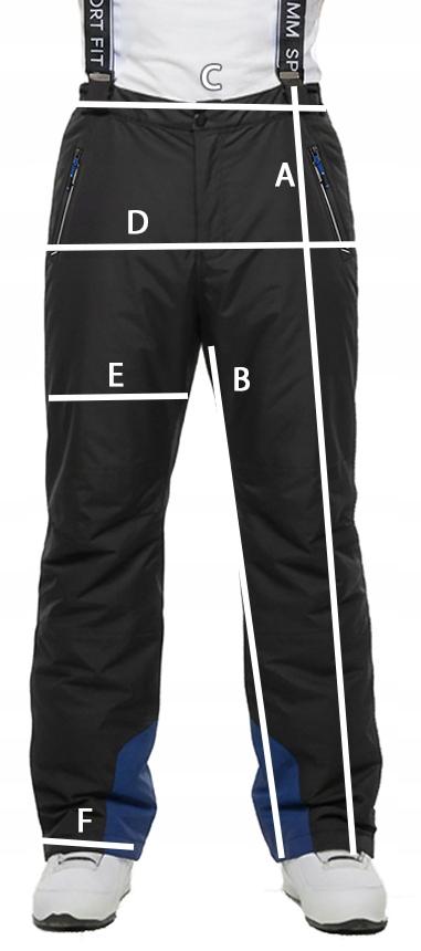 Men's Winter Ski Pants Sport Fit For The Slopes Membrane 10.000 4Xl