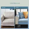 Linen Sofa Cover Thickened Solid Color Living Room Decoration Sofa Cushion Non-Slip Dust-Proof Furniture Protective Cover