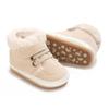 Baby Winter Boots Soft Snow Shoes Toddlers Warm First Walkers Solid Color Design