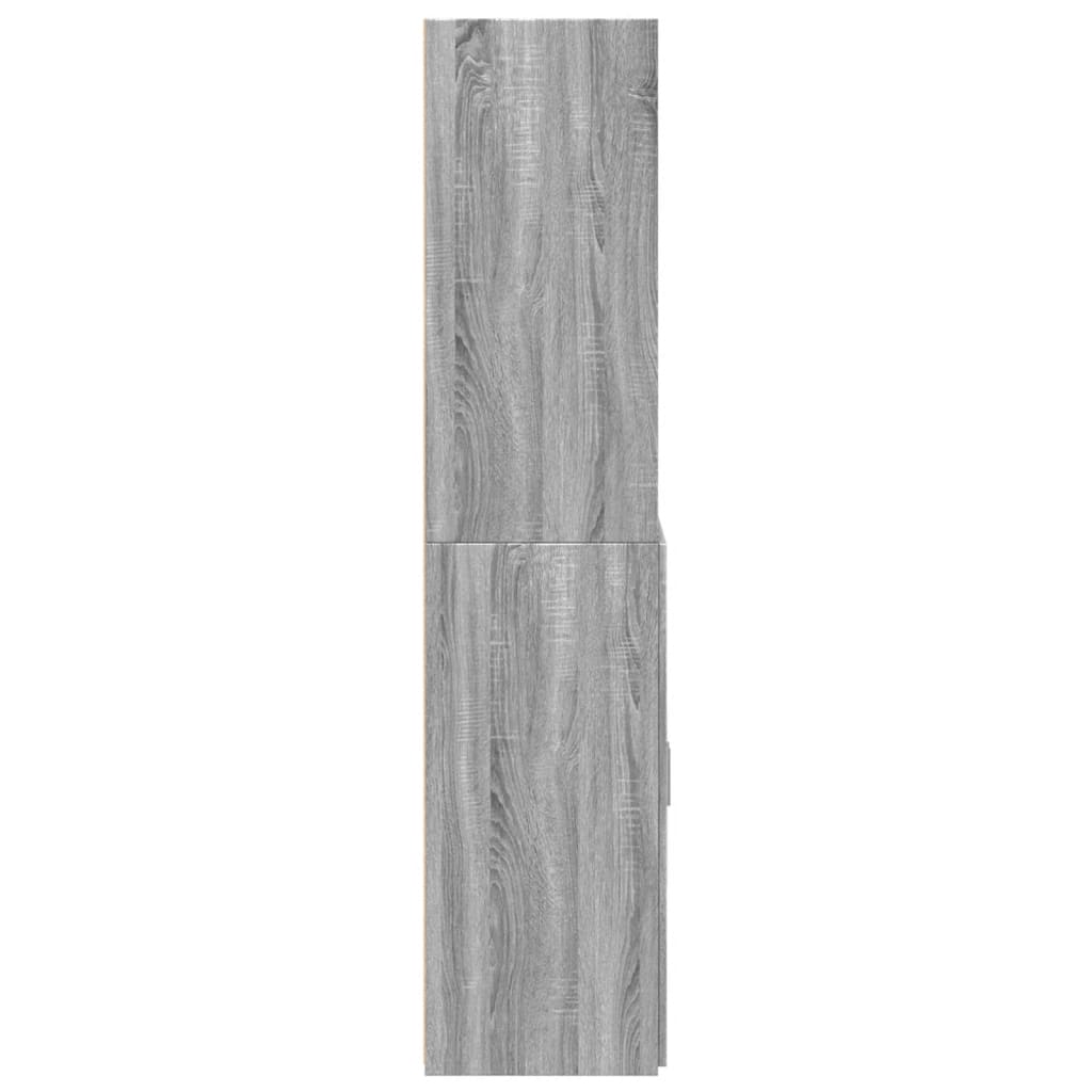 Vidaxl Armadio Alto, Rovere Sonoma Grigio, 70X42,5X185 Cm