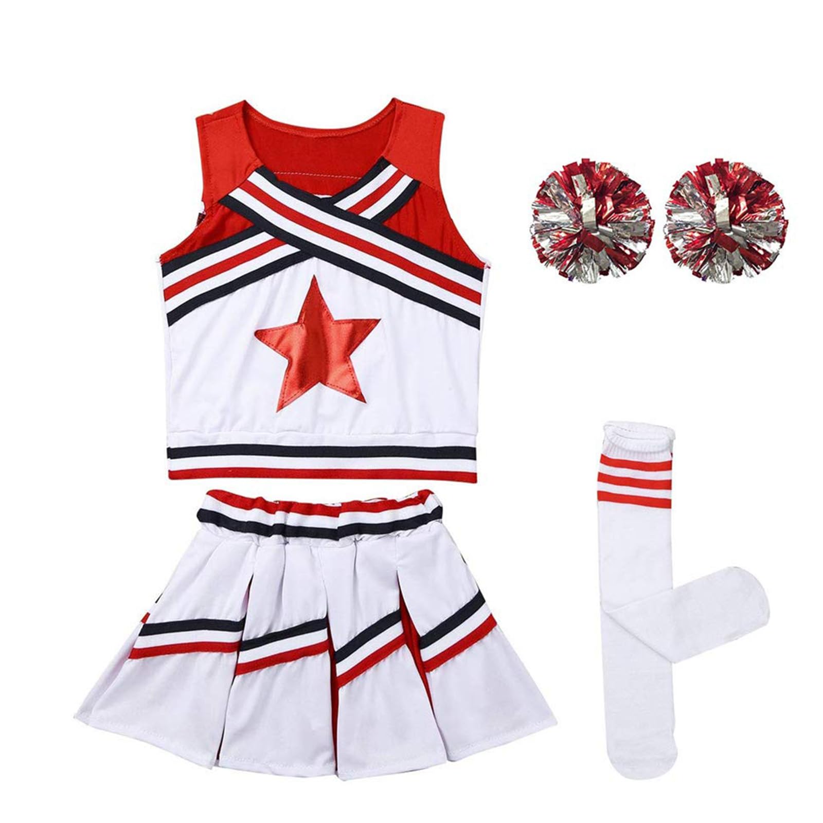 

Костюм чирлидера для школьной культуры чирлидинга 110 [LOLANTA] Девочки, Танцы, Хэллоуин, Косплей, Дети, Ребята, Костюм, Рождество, Вечеринка, Поддержка,