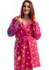 Women's Fleece Robe with Hood Warm Vienetta 1XL
