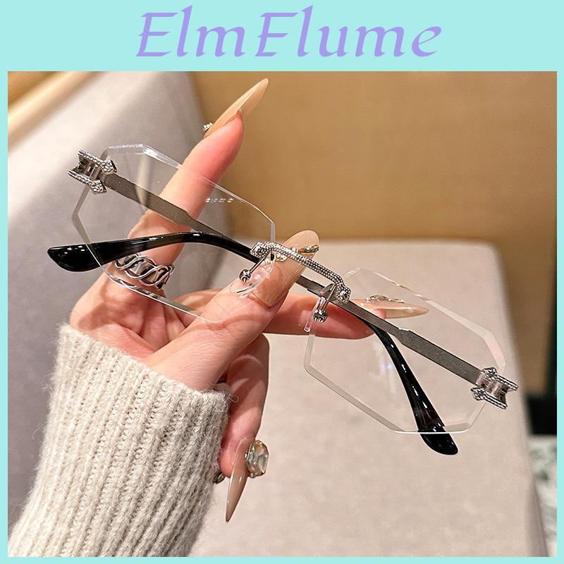 Irregular Rimless Square Vintage Popular Sunglasses Women For Men Luxury Brand Designer Sun Glasses Punk Metal Shades Uv400