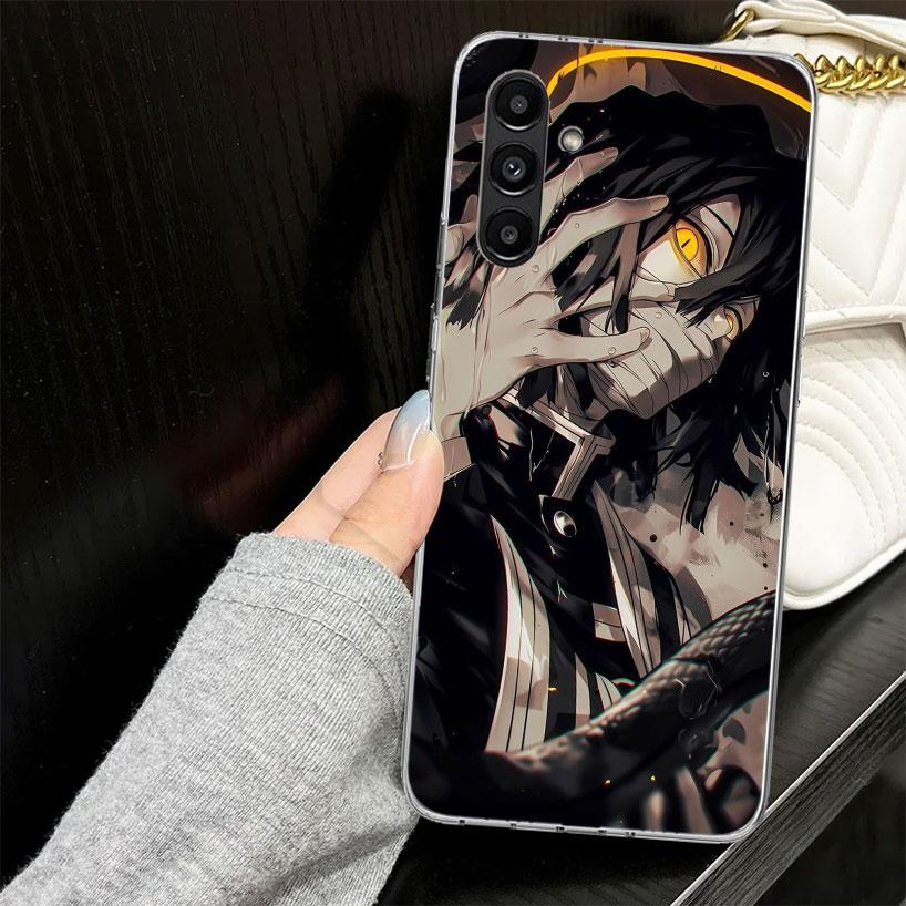 Iguro Obanai Demon Slayers Case for Samsung A17 A16 A56 A36 A26 A15 A55 A35 A25 A14 A54 A34 A24 Phone Cover A13 A53 A33 A23 A05S