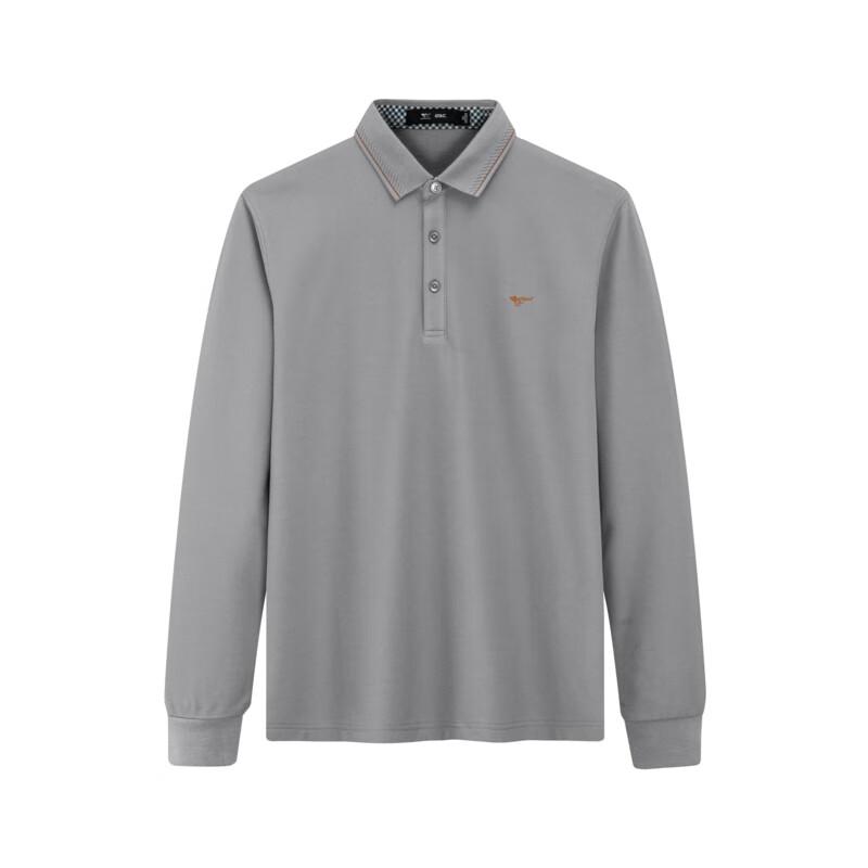 Septwolves Men's Long-Sleeve Commuter Polo T-Shirt