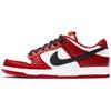 Dunk Chicago Red Slip Resistant Abrasion Resistant Low Top Skateboard Shoes Unisex Red White Black HF5441-104(Team458-)