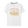 2025 New Short-sleeved T-shirt Curry Warriors Three-pointer Total Reached 4,000 Commemorative Tops Plus-size Basketball