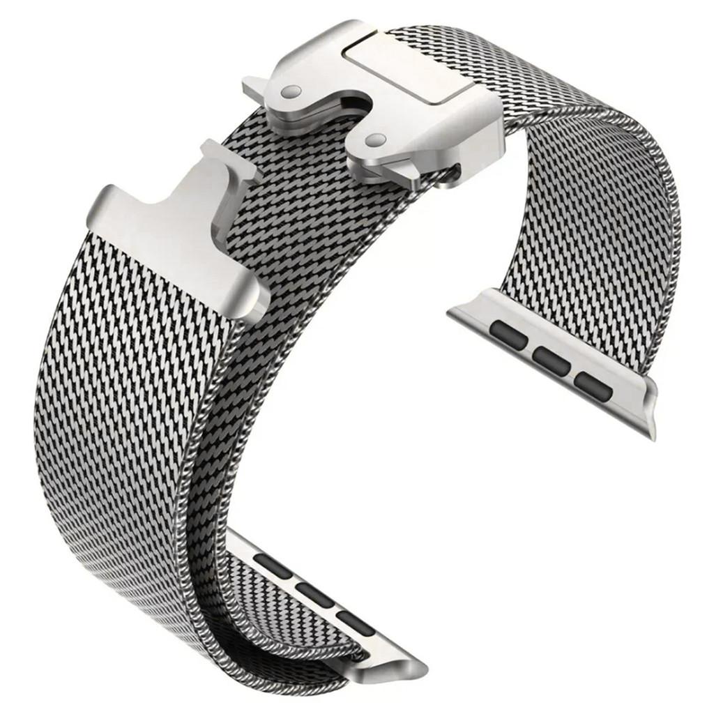 

Milanese Strap Band Solo Loop Bracelet for Apple Watch Ultra 3 49mm 46 42 44 45 41 40 38mm for Iwatch 11 10 9 8 7 6 SE3/2 5 4321 38mm 40mm 41mm срібний